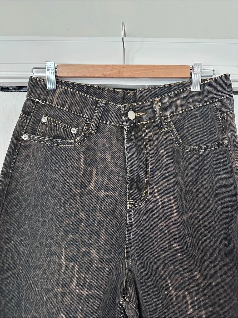 Women's Leopard Print Jeans